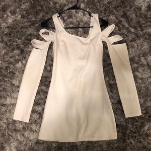white tight dress night out dresss. worn once
